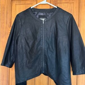 My tribe Black Women's leather Jacket